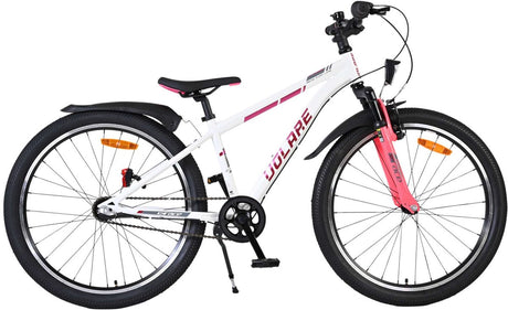 Volare xc race kinderfiets - 24 inch - wit roze - nexus 3