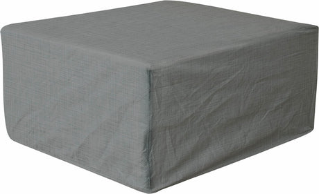 Eurotrail waterdichte beschermhoes voetenbank salontafel, cantonic 110x70x50 cm, grijs