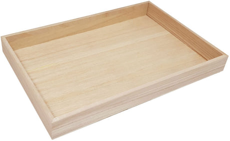 Playwood houten dienblad groot paulownia 30,6x20,5cm decoratie.