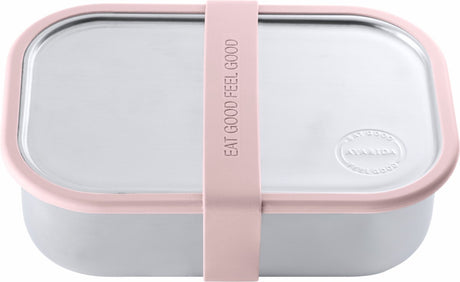 Aya ida aya ida - lunch box - opbergdoos - meenemen - brood - 1000ml - soft rose