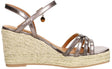 Mexx noemi sandalen touwzool - brons - maat 40