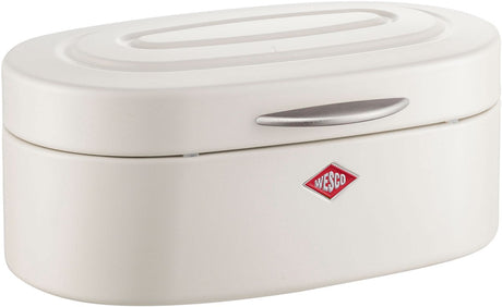 Wesco single elly broodtrommel | 8,5 liter | metaal - mat zand | broodbewaardoos