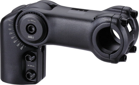 Bbb cycling stuurpen verstelbaar 120mm - verstelbare stuurpen racefiets, e-bike mtb - 25.4mm stuurpenverlenger - -40° +60° hoek - highfix - bhs-34