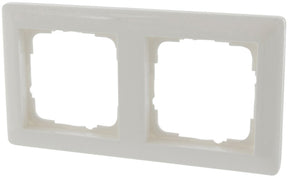 Gira system 55 afdekraam inbouw - 2-voudig polarwit