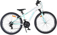 Volare boost kinderfiets - 24 inch - wit mintgroen - 21 versnellingen