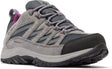 Columbia crestwood™ waterproof dames wandelschoenen - graphite, wild iris