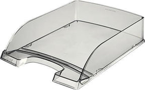 Leitz plus brievenbak - a4 - transparant rookglas