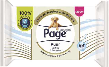 Page vochtig toiletpapier puur 38 stuks