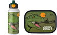 Mepal lunchset (pop-up fles lunchbox) campus - 400 + 750 ml - broodtrommel en drinkbeker voor kinderen - bento box - pop-up drinkfles - dino