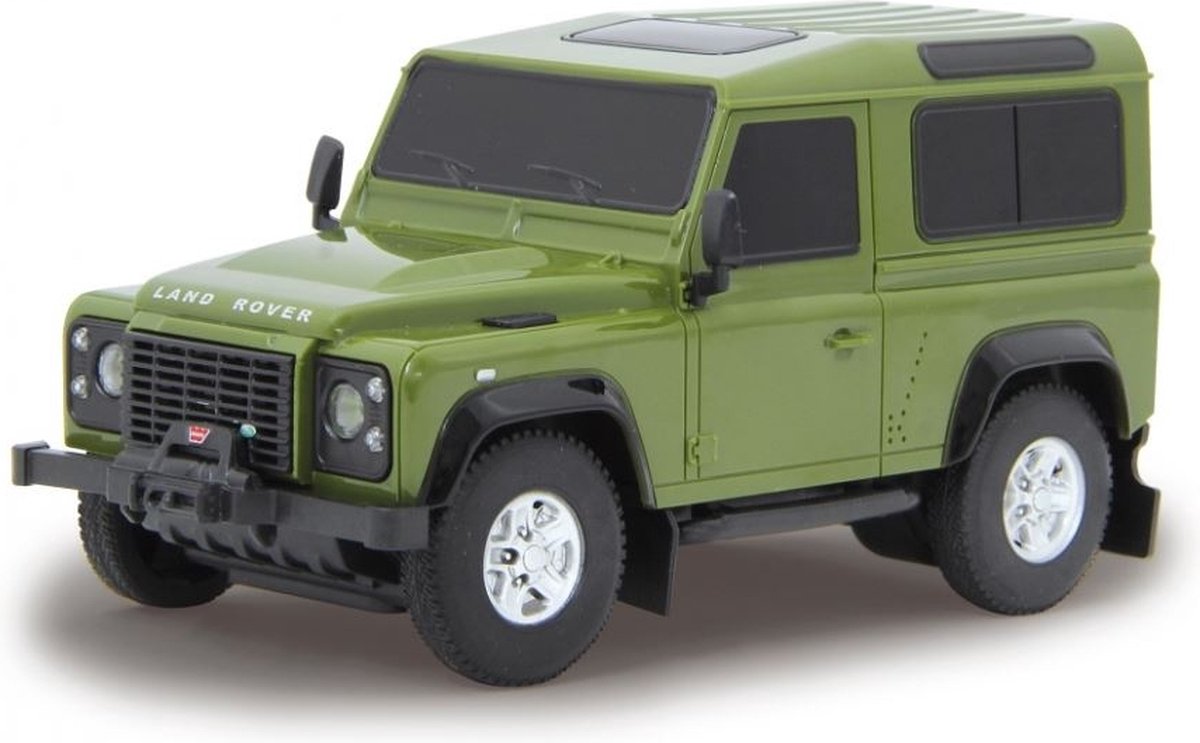 Rastar rc land rover defender - groen 1:24 voor jongens - vanaf 6 jaar