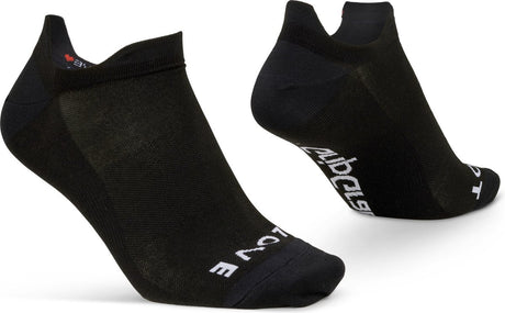 Gripgrab - classic no show zomer fietssokken 1 paar enkelsokken coolmax sport sokken - zwart - unisex - maat l (44-47)