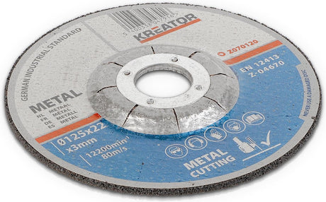 Kreator - accessories - krt070120 - snijschijf metaal - ø 125mm 3,2mm - 6 st.