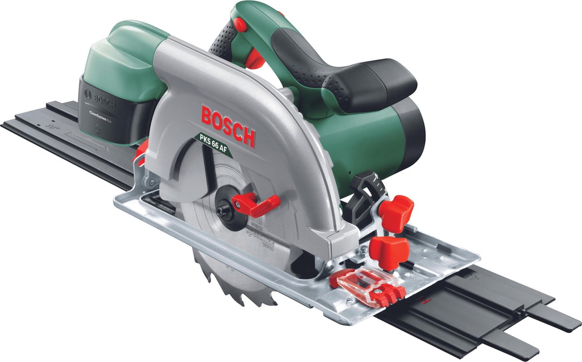 Bosch pks 66 af cirkelzaag - met geleiderrail