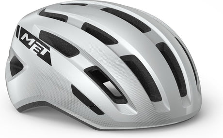 Met miles fietshelm mannen vrouwen – fietshelm stadsfiets volwassenen – e-bike – trekking – maat s m (52-58cm) – white glossy (wit) s m
