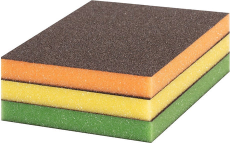 Bosch 2608901176 expert 3-delige schuursponzenset s473, best for contour, 98 x 120 x 13 mm