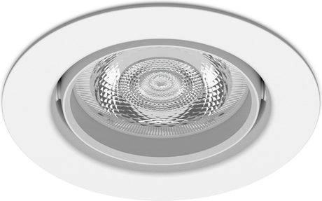 Philips led philips impala inbouwspot - 1-lichts - wit - rond