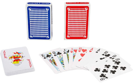 Clown games speelkaarten internationale poker versie 2 sets
