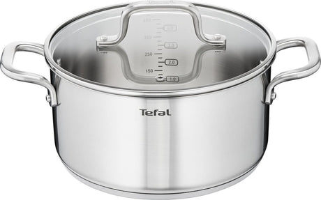 Tefal virtuoso - kookpan - ø 24 cm - inductie - rvs - duurzaam