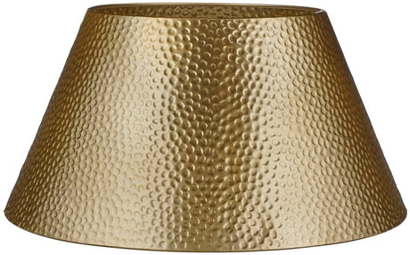 Mica decorations kerstboomrok l50 x b30 x h26 cm - kerstboommand - goud - ijzer