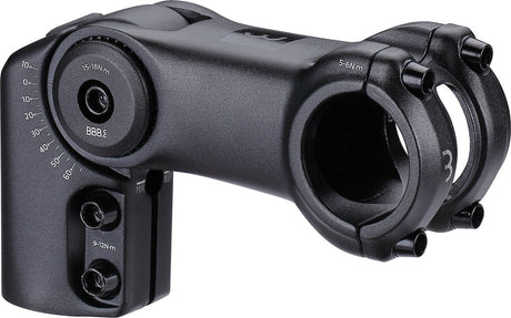 Bbb cycling stuurpen verstelbaar 100mm - verstelbare stuurpen racefiets, e-bike mtb - 31.8mm stuurpenverlenger - -40° +60° hoek - highfix - bhs-35