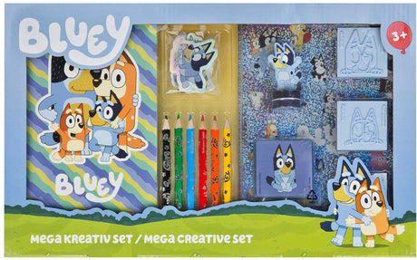 Undercover mega kleur en stempel set bluey