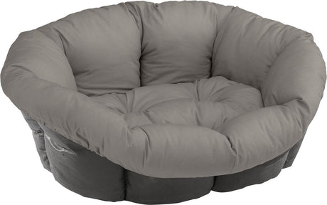 Ferplast dierenmand sofa 73 x 55 cm fluweel polyester grijs one size