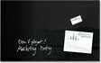 Sigel glasmagneetbord artverum 78x48cm zwart