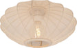 Lucide corina - plafonnière (plafondlamp) - ø 40 cm - 1xe27 - beige - japandi