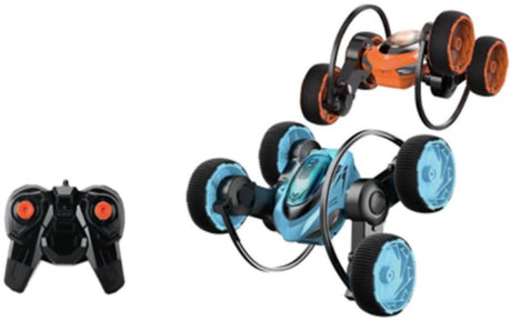 Gearbox rc stuntauto rood of blauw