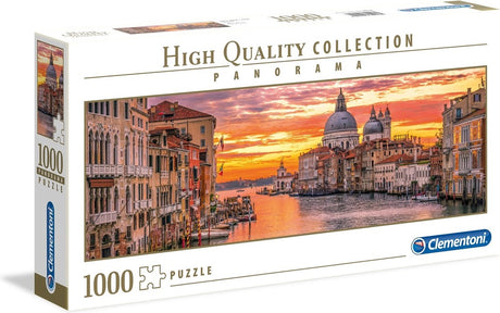 Clementoni - puzzel - 1000 stukjes - the grand canal-venice - puzzel voor volwassenen - high quality collection