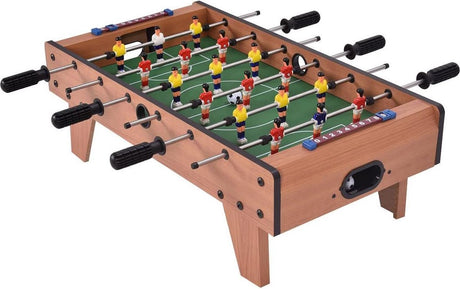 Powerplay tafelvoetbalspel - 68,58cm - bruin - 16-delig - tafelvoetbal