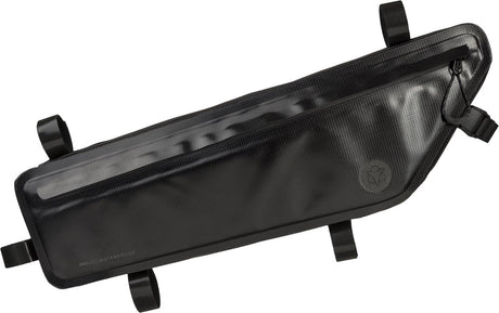 Agu venture extreme - frametas - fietstas - 4l - 100% waterdicht gerecycled polyester - zwart - 3m reflectie - ykk ritssluiting