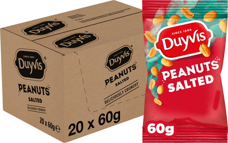 Duyvis pinda’s gezouten portiepack (20x 60gr)