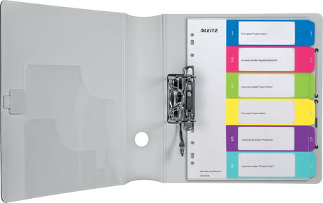 Leitz wow printbare index - tabs 1-6
