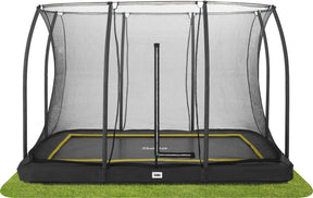 Salta comfort edition ground - inground trampoline met veiligheidsnet - 305 x 214 cm - zwart