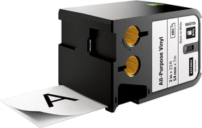 Dymo xtl multifunctionele labels van vinyl | 54 mm x 7 m | zwart op wit
