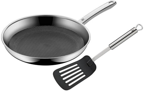 Wmf profi resist - koekenpan - ø 28 cm - rvs - inclusief profi plus spatel - geschikt voor inductie