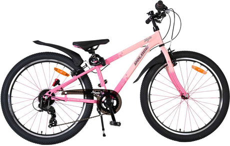 Volare mystic kinderfiets - 24 inch - roze - 7 versnellingen