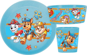 Koziol bio circulair set beker schaal en bord paw patrol - blauw