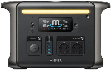 Anker solix f1500 - portable powerstation - 1536wh - backup stroomuitval - camping - outdoor