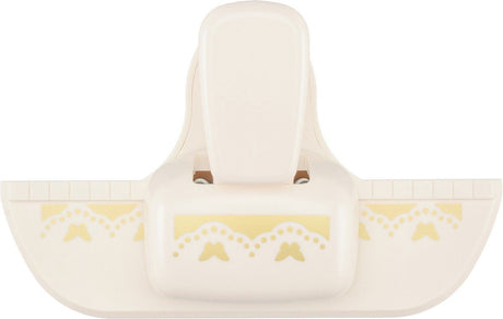 Vaessen creative pons - randpons vlinder - 1,3 x 4,5 cm - ivoor
