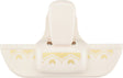 Vaessen creative pons - randpons vlinder - 1,3 x 4,5 cm - ivoor