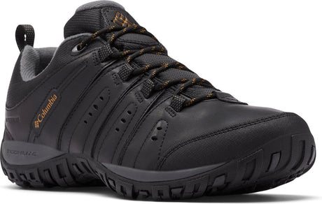Columbia woodburn ii waterproof heren wandelschoenen - black, caramel