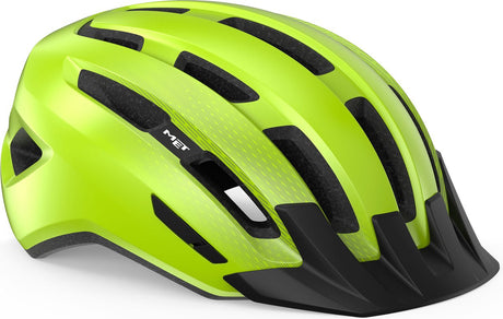 Met downtown mips fietshelm mannen vrouwen – fietshelm racefiets volwassenen – e-bike – trekking – maat m l (58-61cm) – fluor yellow (geel) m l