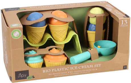Jipy bioplastic speelgoed ijsset 13 delig duurzaam voor kinderen.