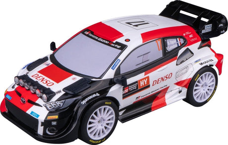 Nikko rc auto toyota gazoo rally racing 1:18 night mode met led verlichting - voor kinderen vanaf 6 jaar