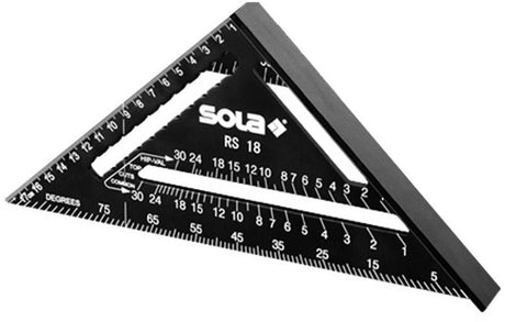 Sola rs18 metrische winkelhaak 18 cm zwart – 56160101