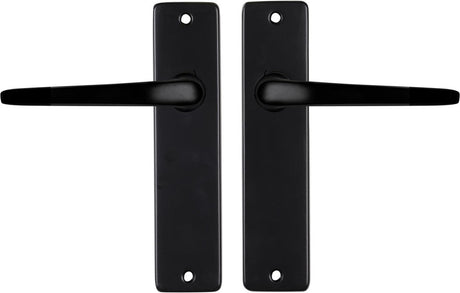 Starx deurklink zwart â€“ deurbeslag â€“ deurkruk met schild â€“ deurklink duim - 43 x 180 mm â€“ ã˜ 18 mm