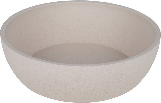 District 70 bamboo hondenvoerbak – 2-pack – merengue – maat m – anti-slip – voer waterbak hond m