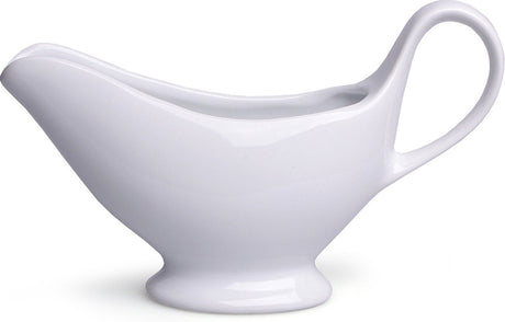 Merkloos sans marque juskom sauskom sauciere - 7 x 21 x 11,5 cm - porselein - juskannen - sauskannen - saucieres